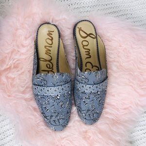 Sam Edelman – corn flour, floral Perri loafers / women’s size 9